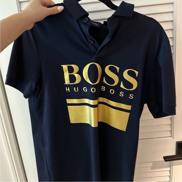 NWOT’s Hugo Boss Polo Shirt Regular Fit Men’s Size Large - Picture 11 of 12